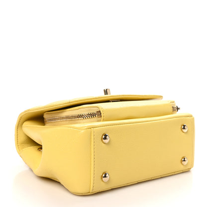 Chanel Caviar Quilted Small Business Affinity Flap Yellow 4 of 11