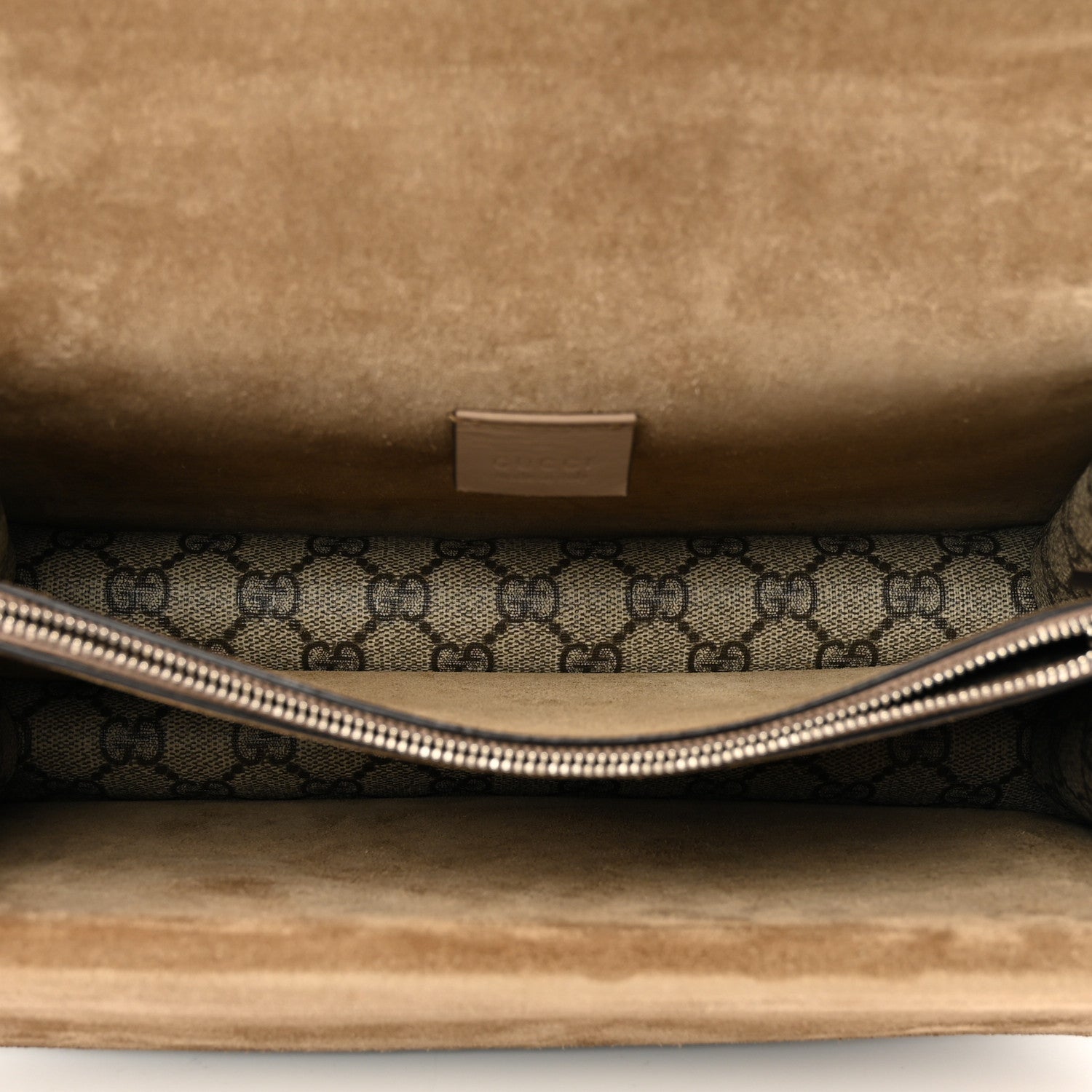 Gucci GG Supreme Monogram Small Dionysus Shoulder Bag Taupe 6 of 11