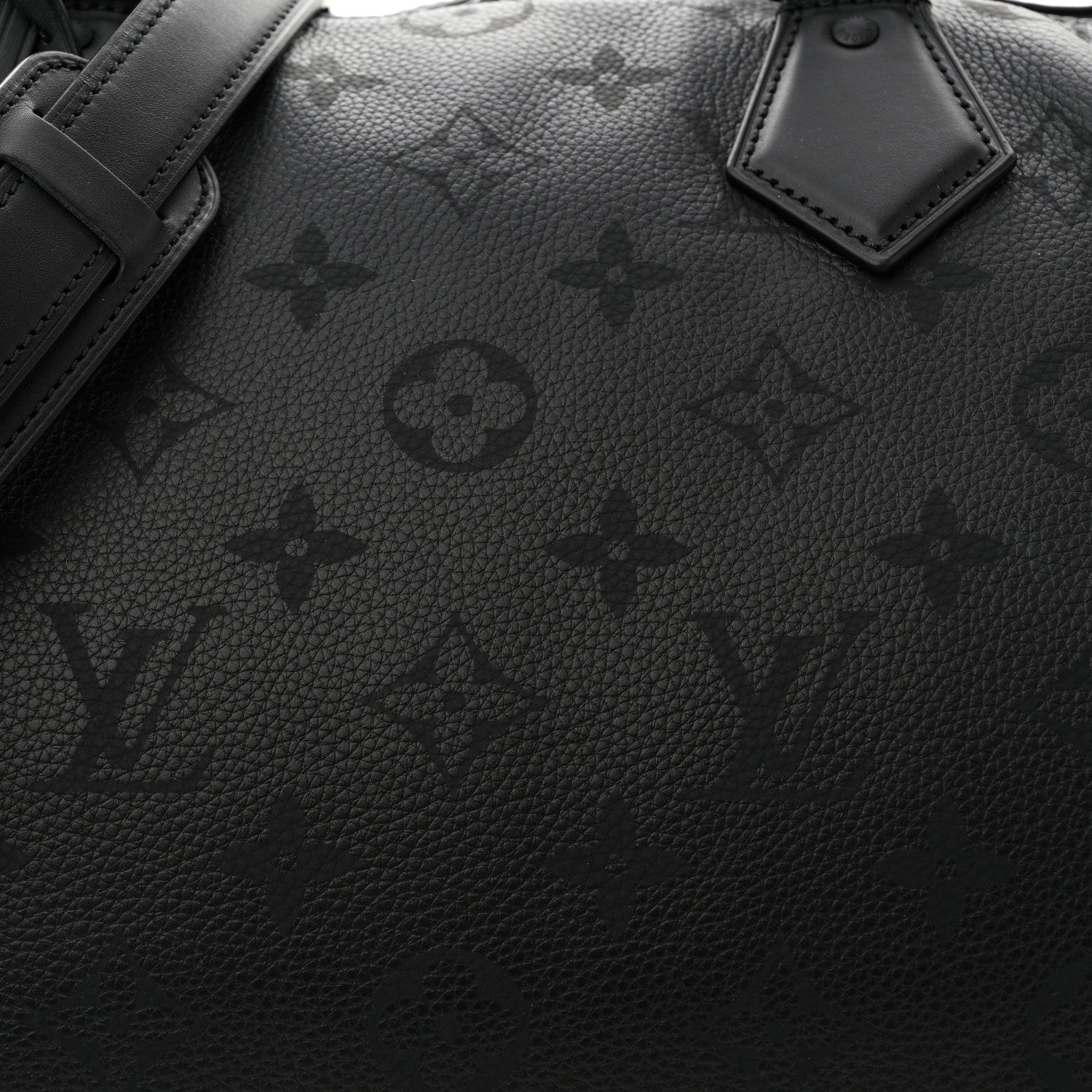 Louis Vuitton Calfskin Monogram Speedy P9 Bandouliere 40 Ultra Black 14 of 18