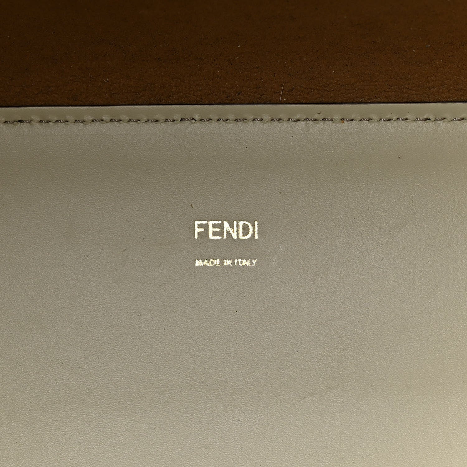 Fendi Vitello King Plexiglass Logo Embossed Medium Fendi Sunshine Shopper Tote Green Tea 6 of 13