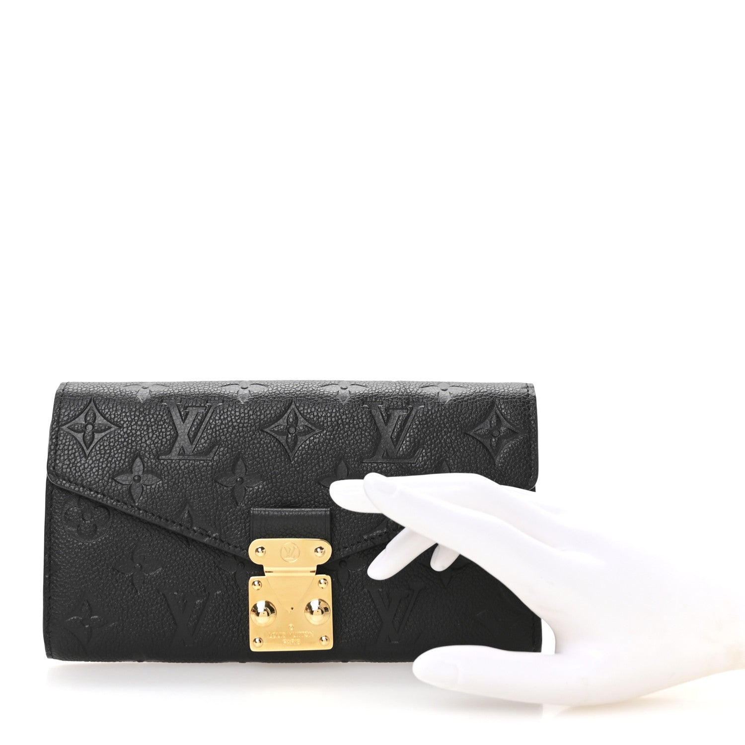 Louis Vuitton Empreinte Metis Wallet Black 2 of 7