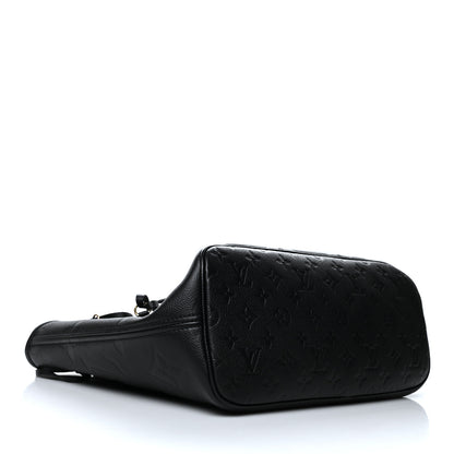 Louis Vuitton Empreinte Monogram Giant Neverfull MM Black 5 of 11