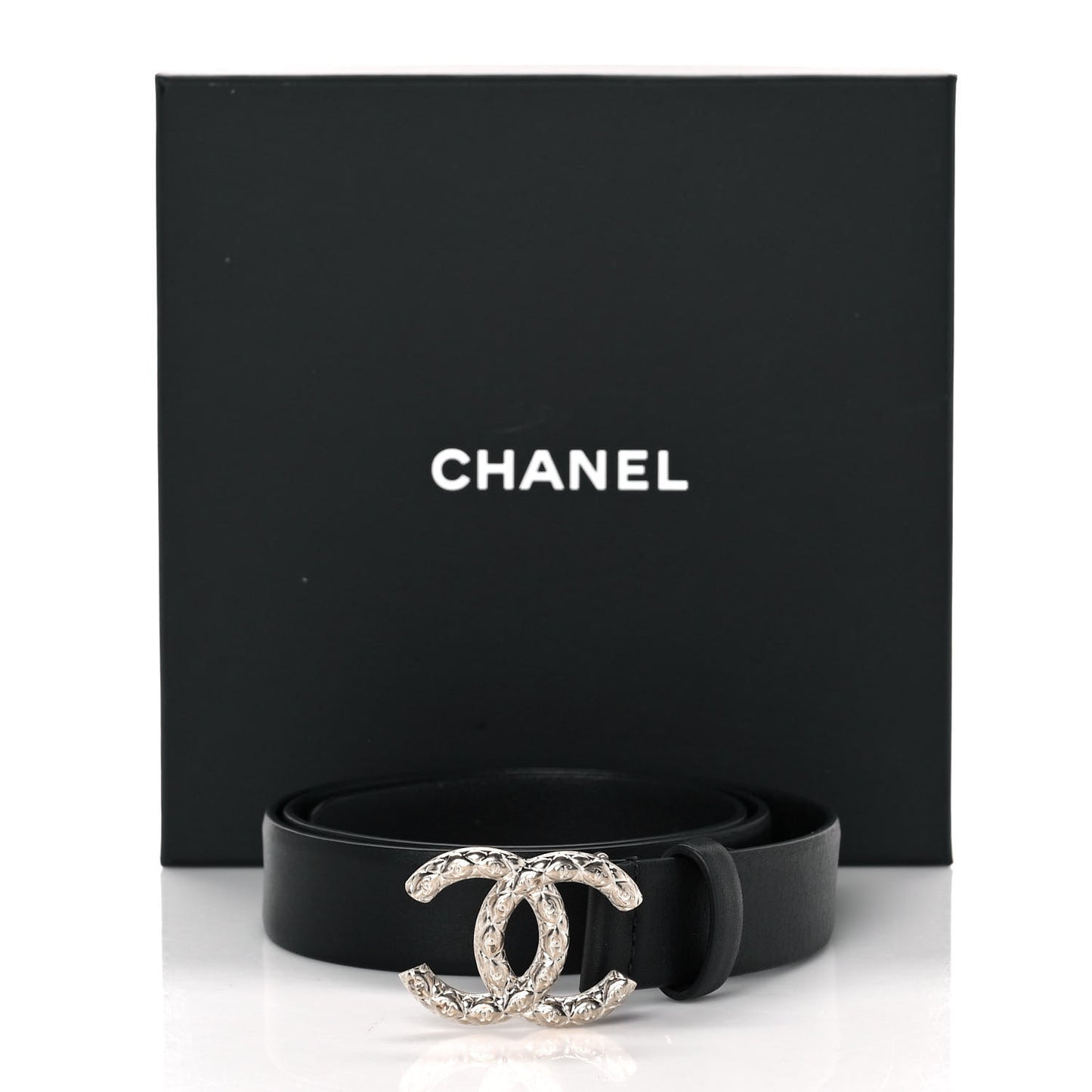 Calfskin CC Belt 75 30 Black
