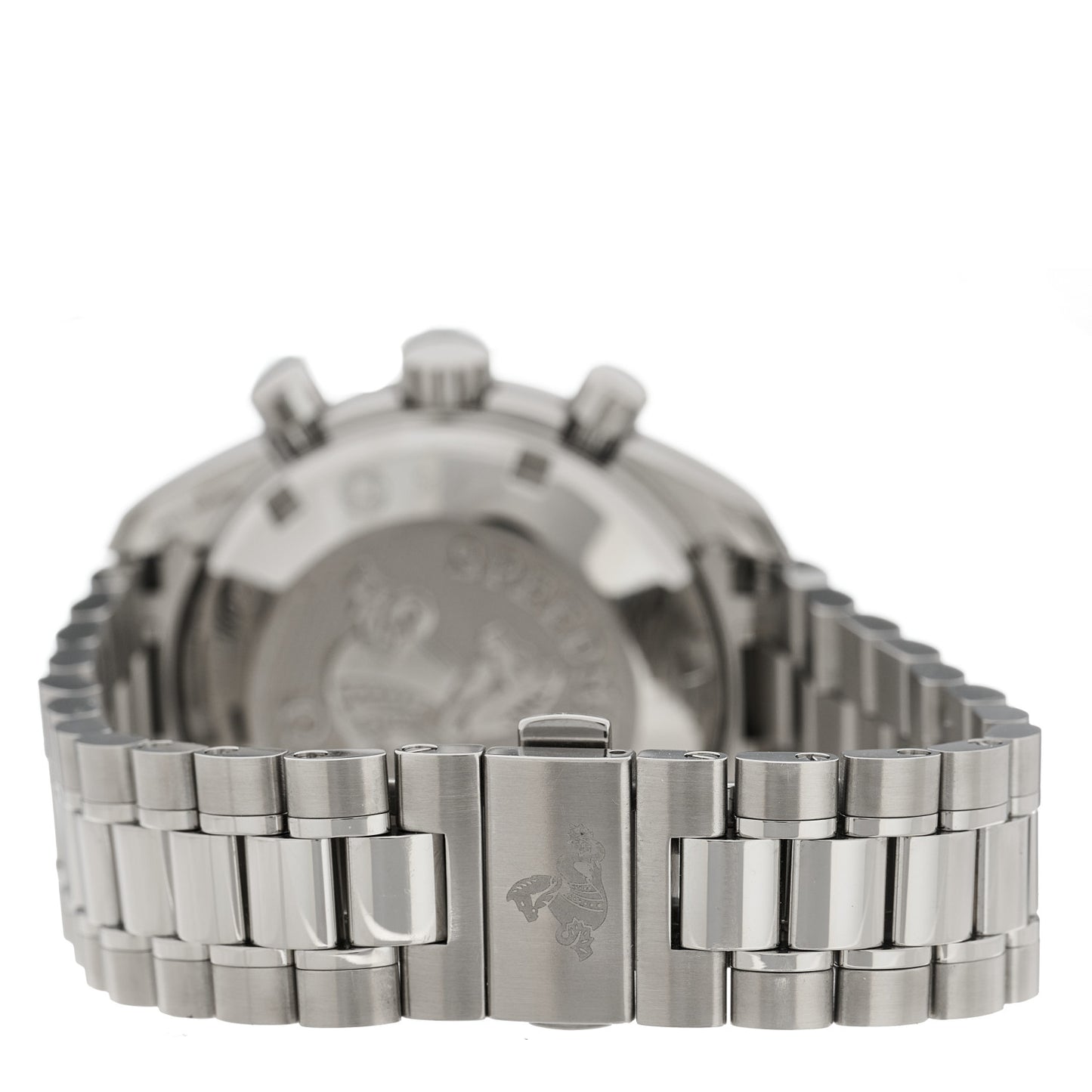 Stainless Steel 38mm Speedmaster Co-Axial Chronograph Automatic Watch Black 324.30.38.50.01.001