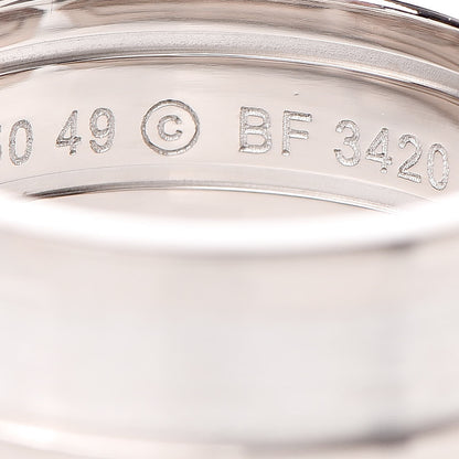 Cartier 18K White Gold 6.5mm C De Ring 49 4.75 4 of 6
