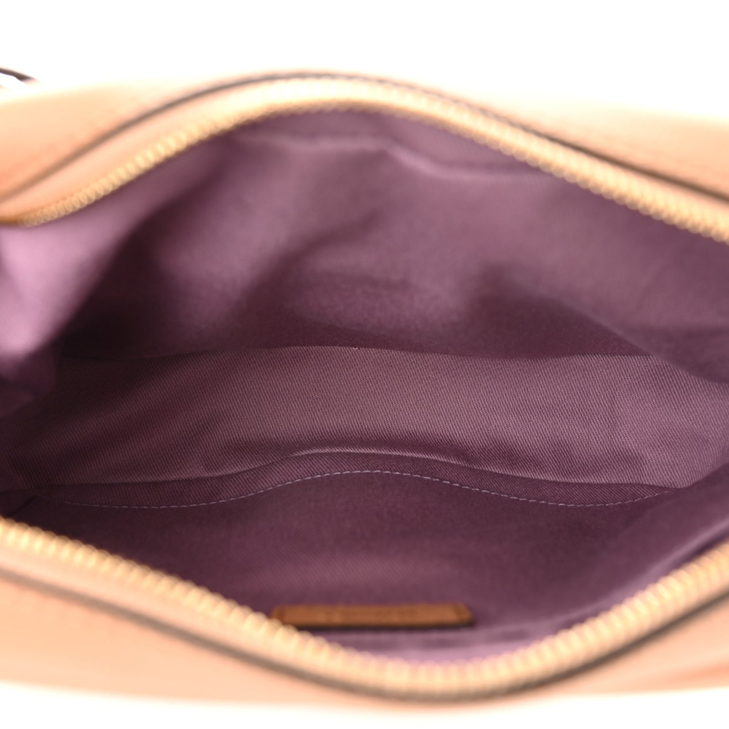 Grained Calfskin Medusa Camera Bag Brown