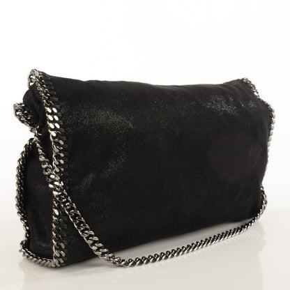 Stella McCartney Shaggy Deer Falabella Fold Over Tote Black 3 of 10