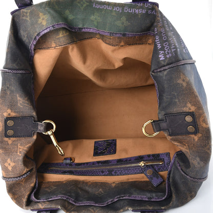 Louis Vuitton Monogram Karung Heartbreak Jokes Tote Violet 5 of 14