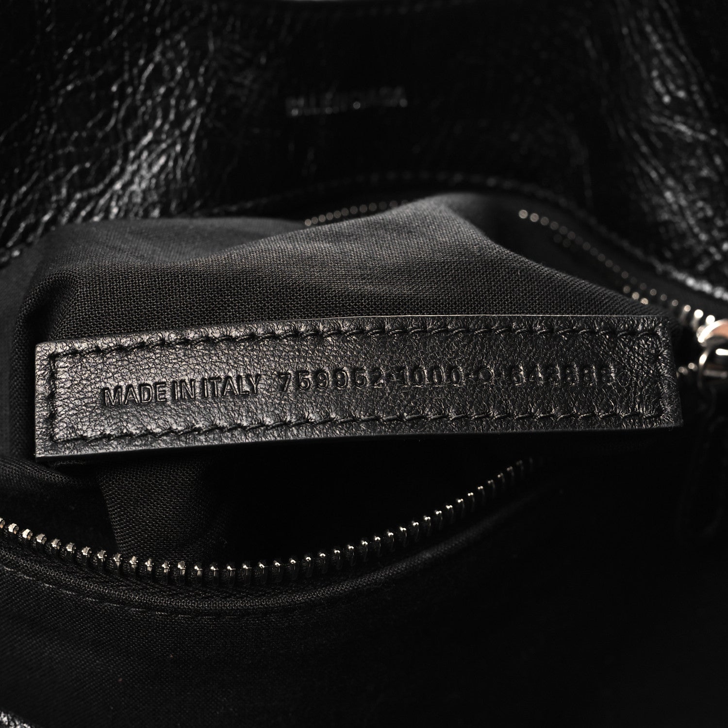 Balenciaga Agneau Arena Medium Le Cagole Carry All Bag Black 7 of 10