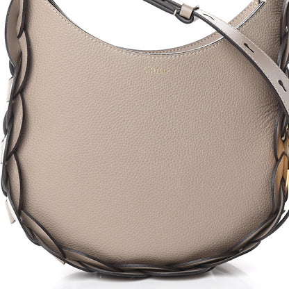 Chloe Small Grain Smooth Calfskin Small Darryl Hobo Motty Grey 6 of 8
