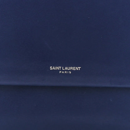 Saint Laurent Calfskin Sao Shoulder Bag Saphir 9 of 12