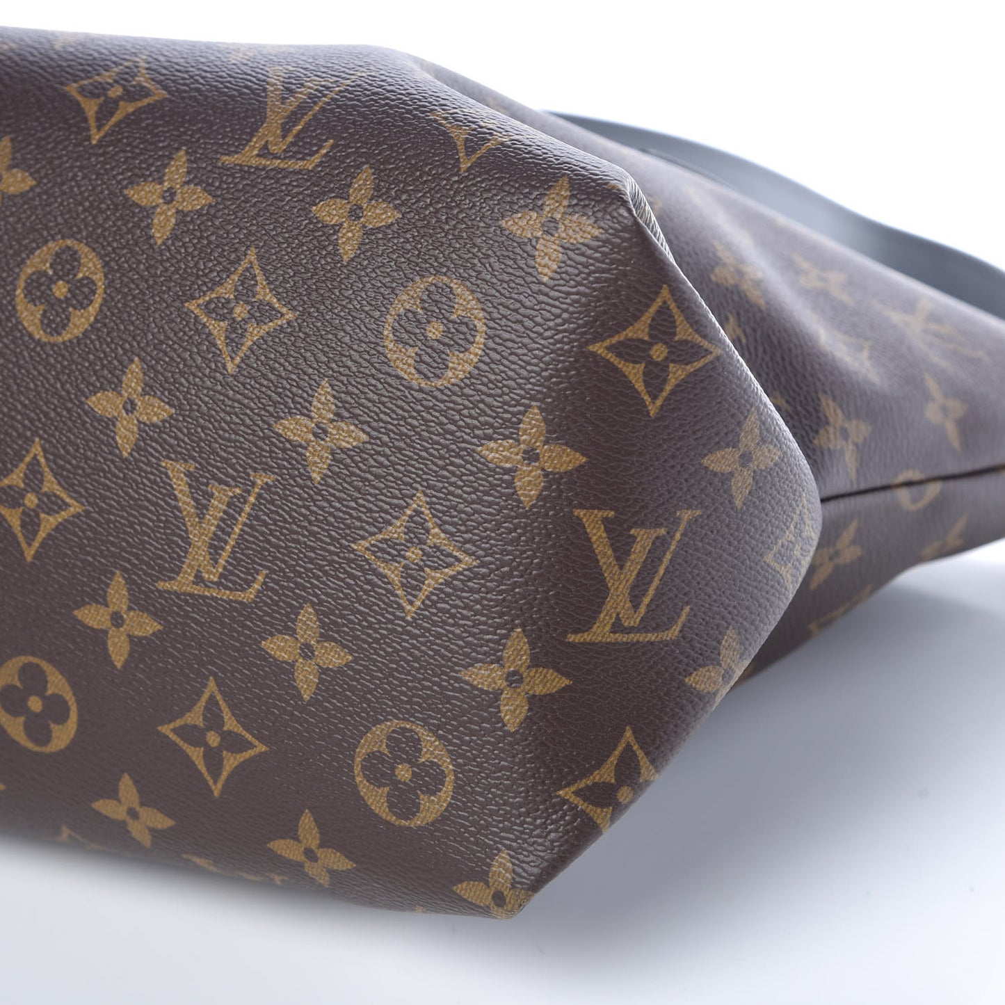 Monogram Flower Zipped Tote MM Black