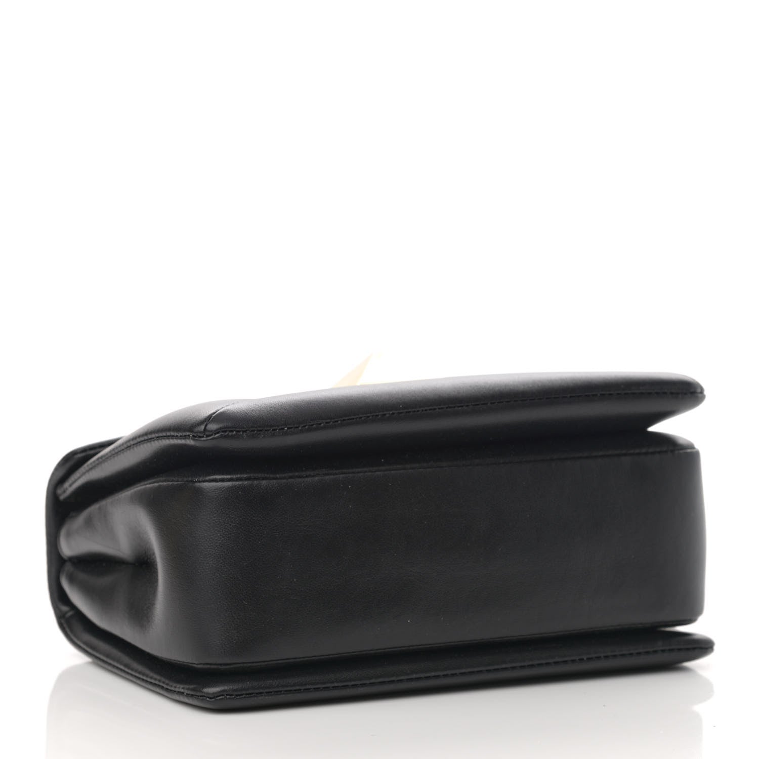 Valentino Garavani Nappa One Stud Chain Clutch Black 4 of 10