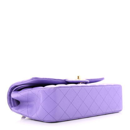 Chanel Caviar Quilted Medium Double Flap Purple 4 of 11