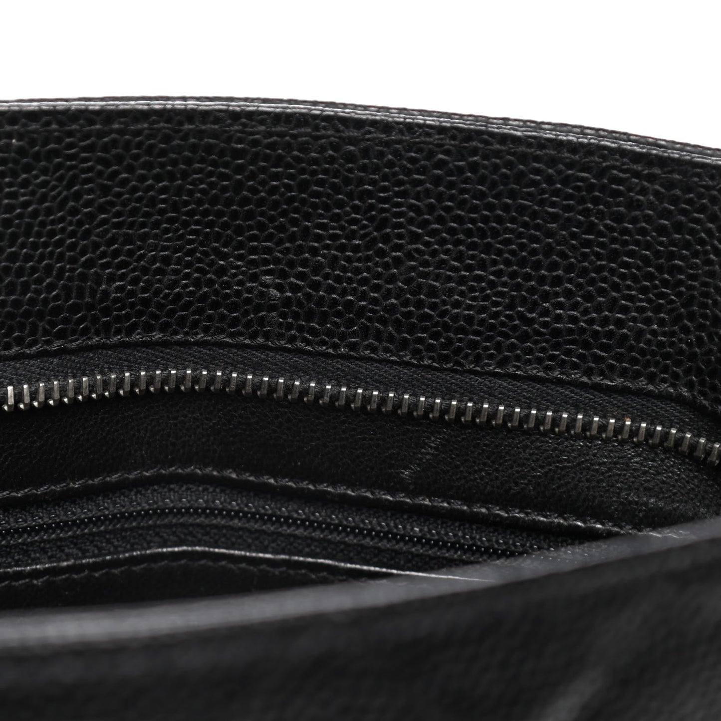 Caviar Quilted Medallion Tote Black