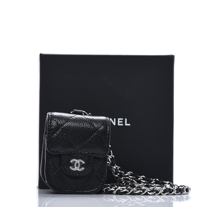 Chanel Caviar Quilted Airpods Case Black 12 of 12