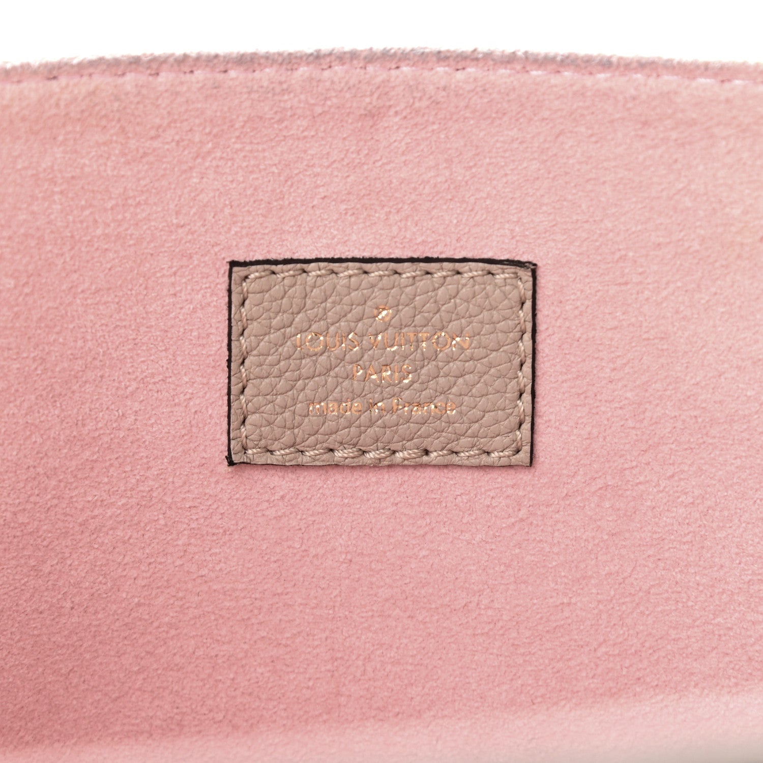 Louis Vuitton Grained Calfskin Lockme Shopper Greige 6 of 11
