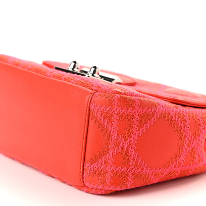 Christian Dior Lambskin Cannage Mini Miss Dior Flap Orange 9 of 9