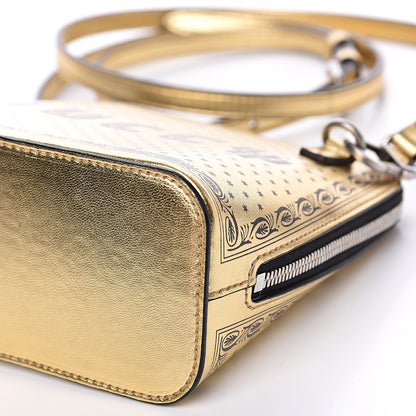 Gucci X SEGA Calfskin GUCCY Stars Mini Dome Shoulder Bag Gold 10 of 11