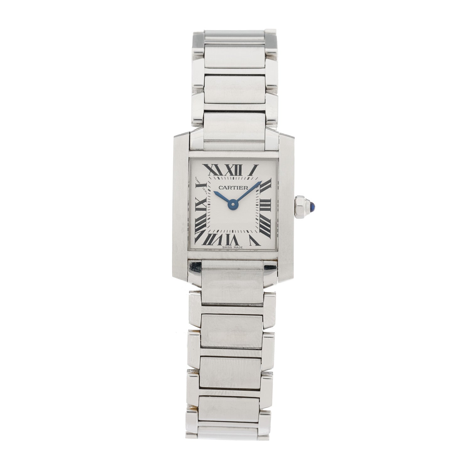 Cartier Stainless Steel 20mm Tank Francaise Quartz Watch 1 of 5