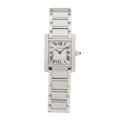 Cartier Stainless Steel 20mm Tank Francaise Quartz Watch 1 of 5