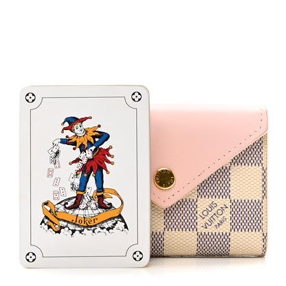 Louis Vuitton Damier Azur Arsene Playing Cards Pouch Rose Ballerine 3 of 11
