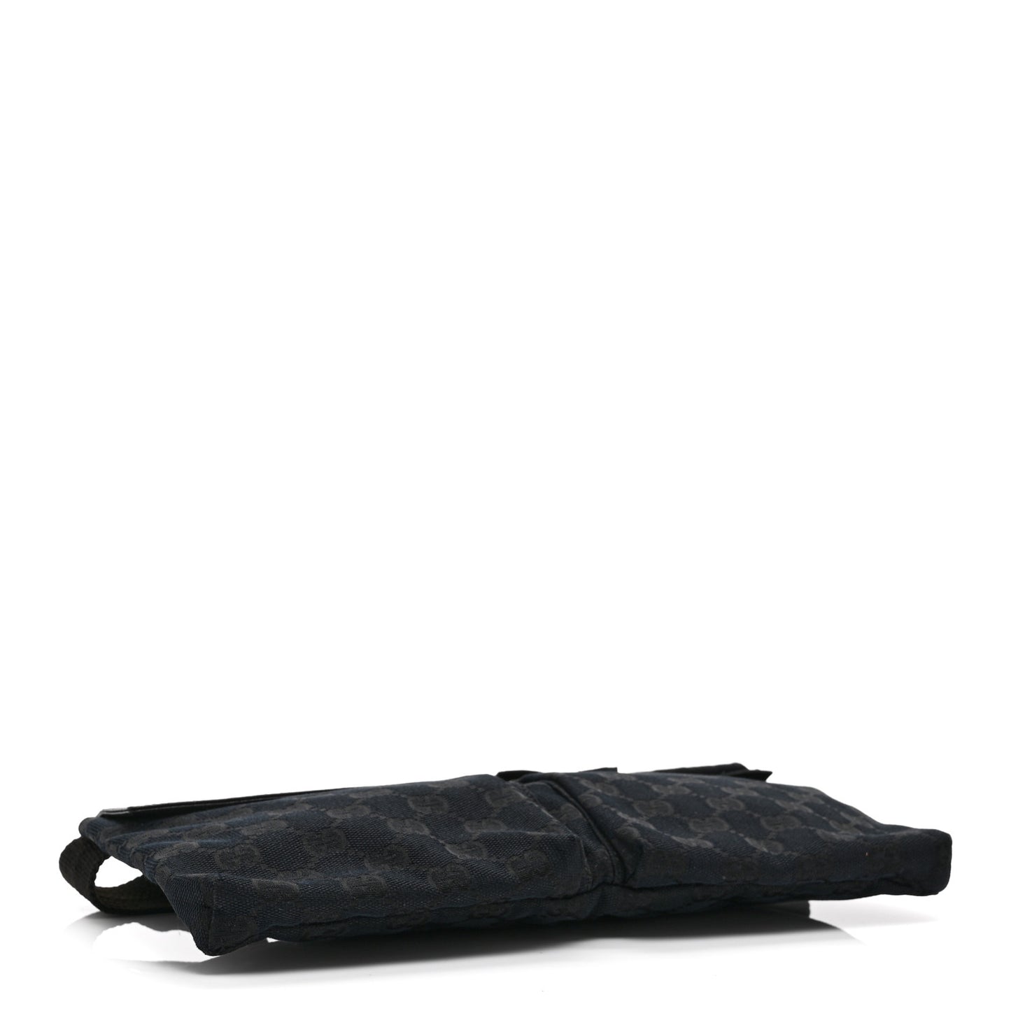 GG Monogram Double Pocket Belt Bag Black