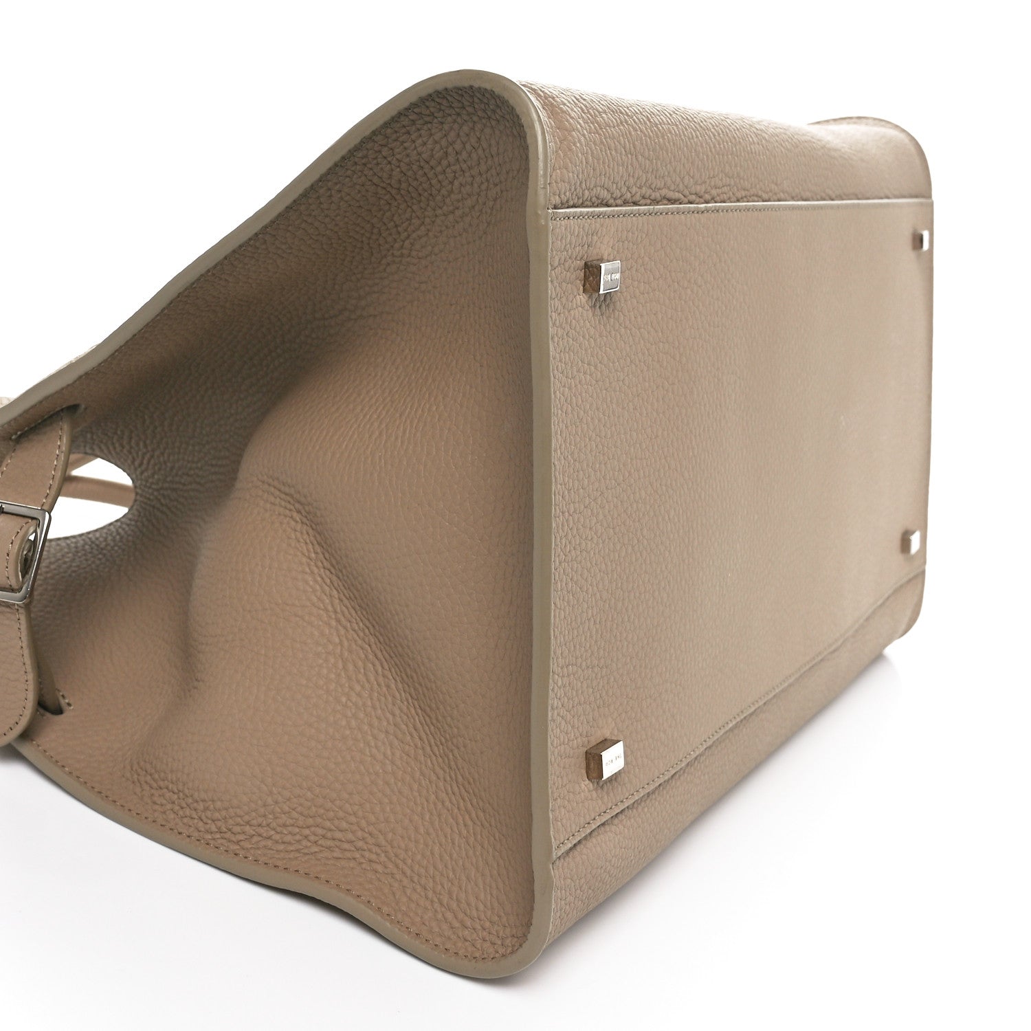 The Row Matte Grained Calfskin Soft Margaux 15 Dark Taupe 9 of 9