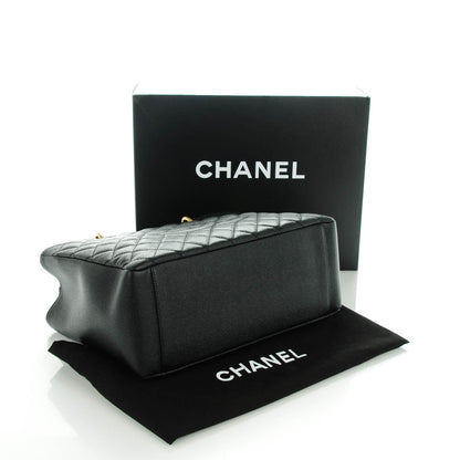 Chanel Caviar Quilted Grand Shopping Tote GST Black 4 of 7