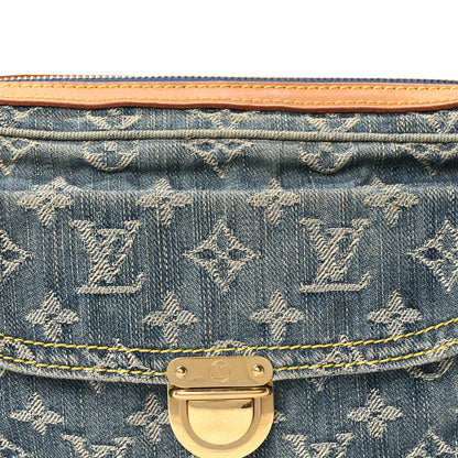 Louis Vuitton Monogram Denim Bum Bag Blue 7 of 9