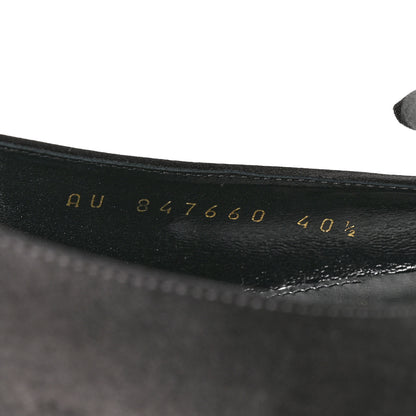 Saint Laurent Satin Crepe Dakota 50 Slingback Pumps 40.5 Black 9 of 9