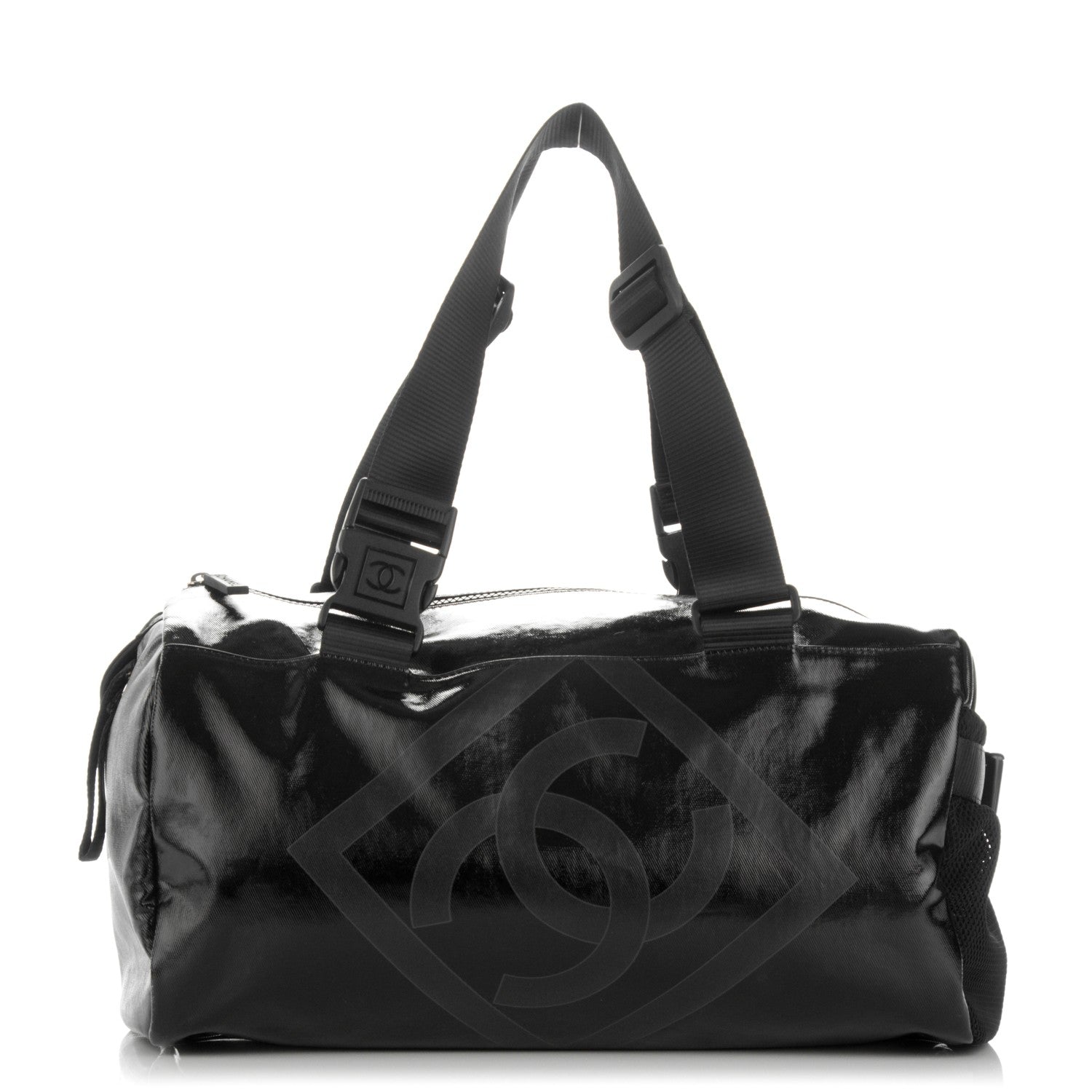 Chanel Coated Canvas Sport Duffel Black 1 of 7