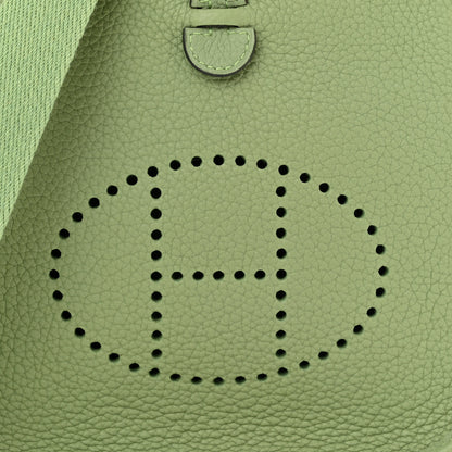 Hermes Taurillon Maurice Evelyne TPM Vert Criquet 8 of 11