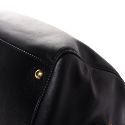 Saint Laurent Calfskin Classic Duffle 12 Black 10 of 18