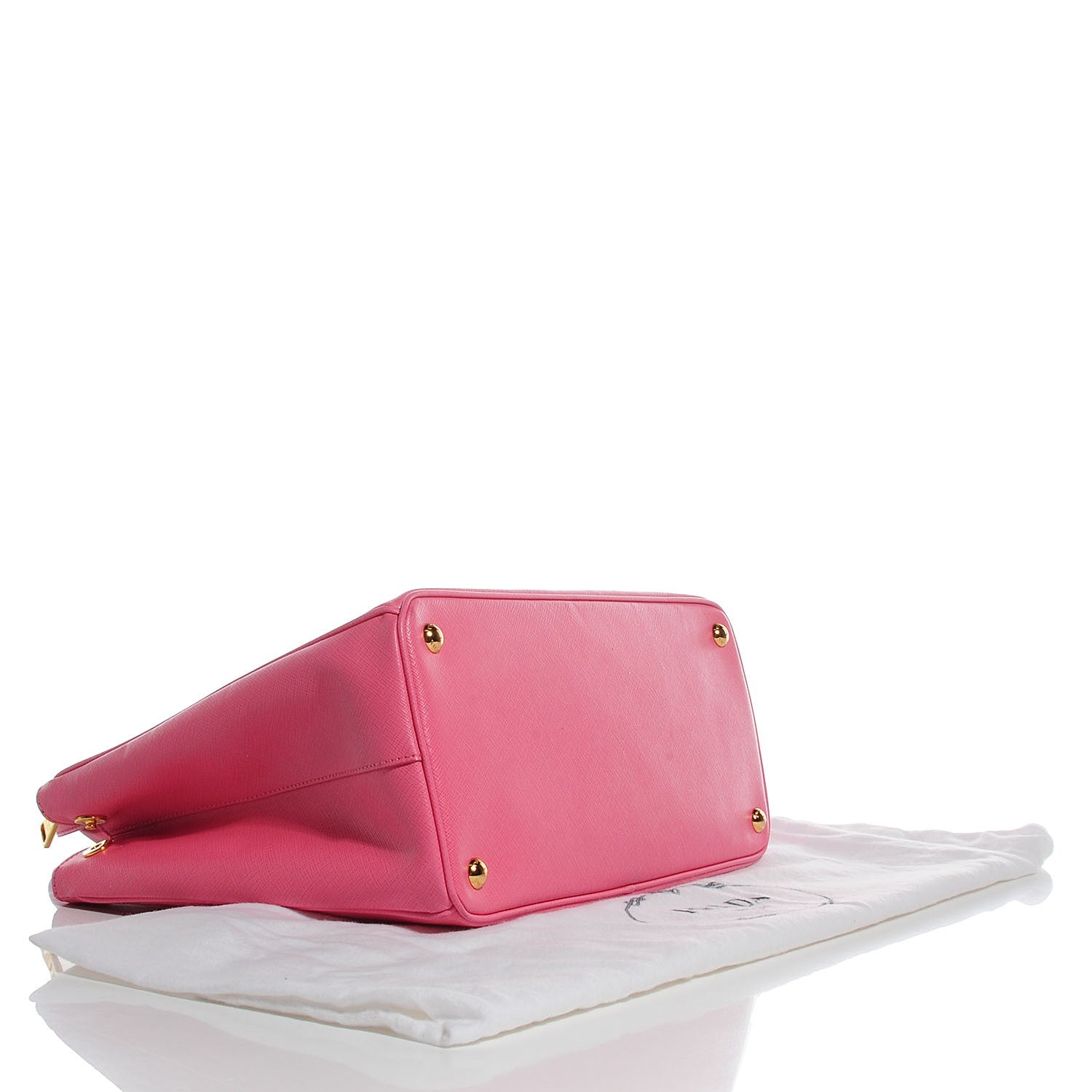 Prada Saffiano Medium Galleria Double Zip Tote Geranio 4 of 10