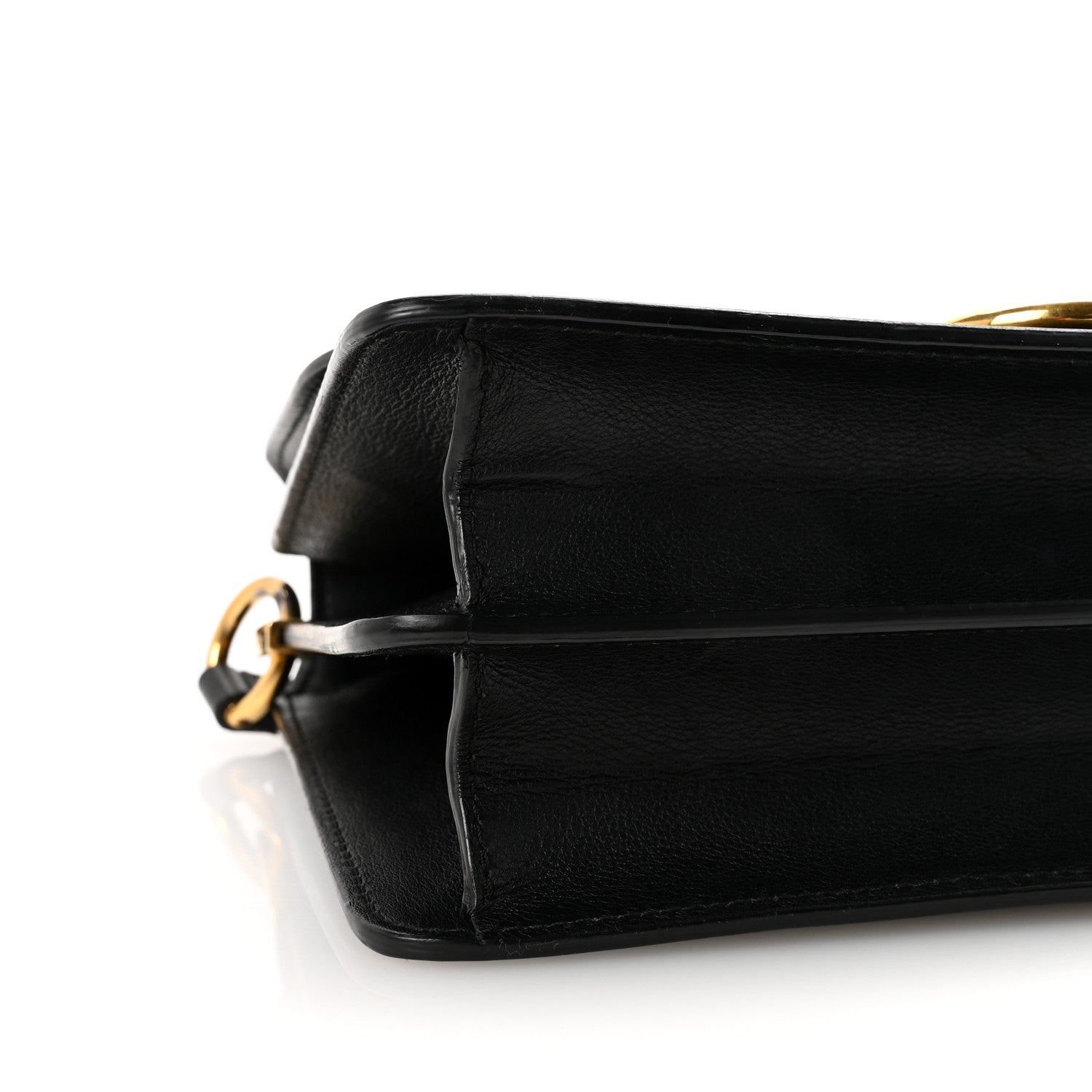Salvatore Ferragamo Calfskin Joanne Crossbody Black 7 of 8