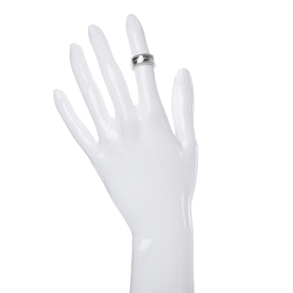 Tiffany Sterling Silver Milgrain I Love You Band Ring 47 4 2 of 4