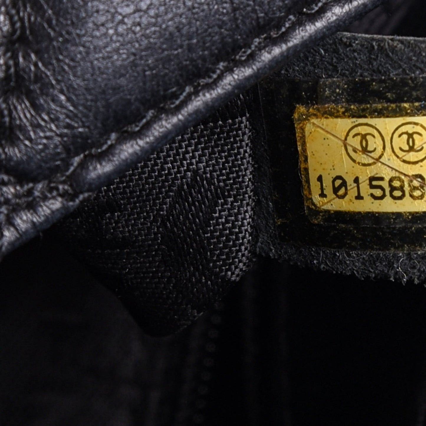 Lambskin Quilted CC Turnlock Flap Shoulder Bag Black