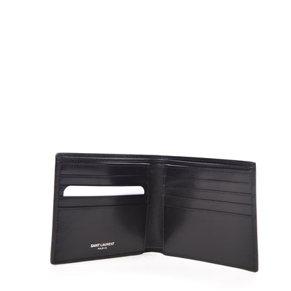 Saint Laurent Smooth Calfskin Monogram East West Wallet Black 5 of 8