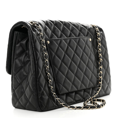 Chanel Caviar Quilted XXL Travel Flap Bag Black 3 of 11