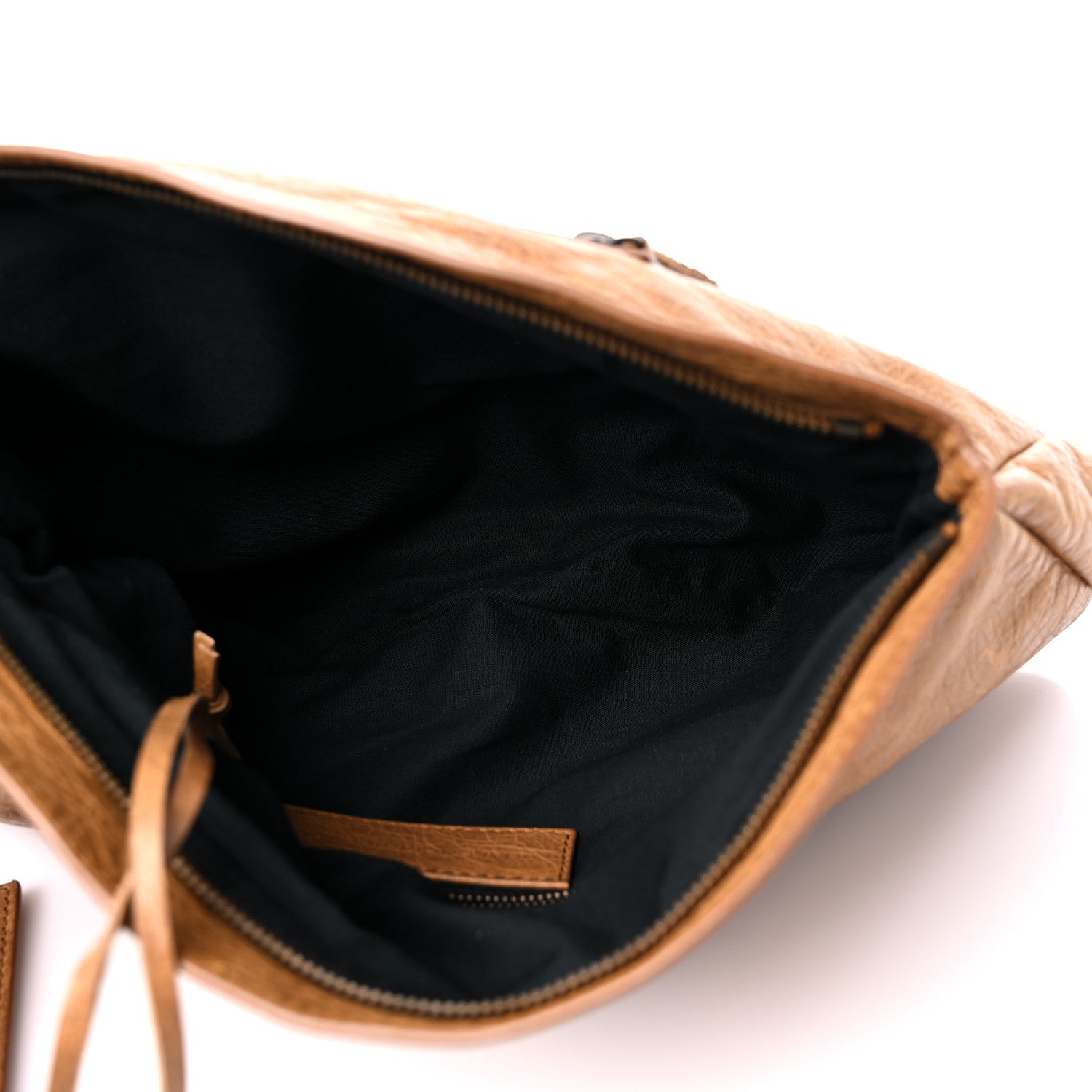 Balenciaga Agneau Classic Hardware Premier Clutch Brown 6 of 10
