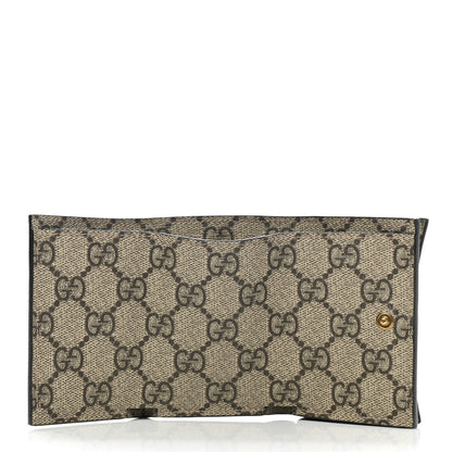 Gucci X BALENCIAGA GG Supreme Monogram Card Case Wallet Beige Ebony 5 of 8