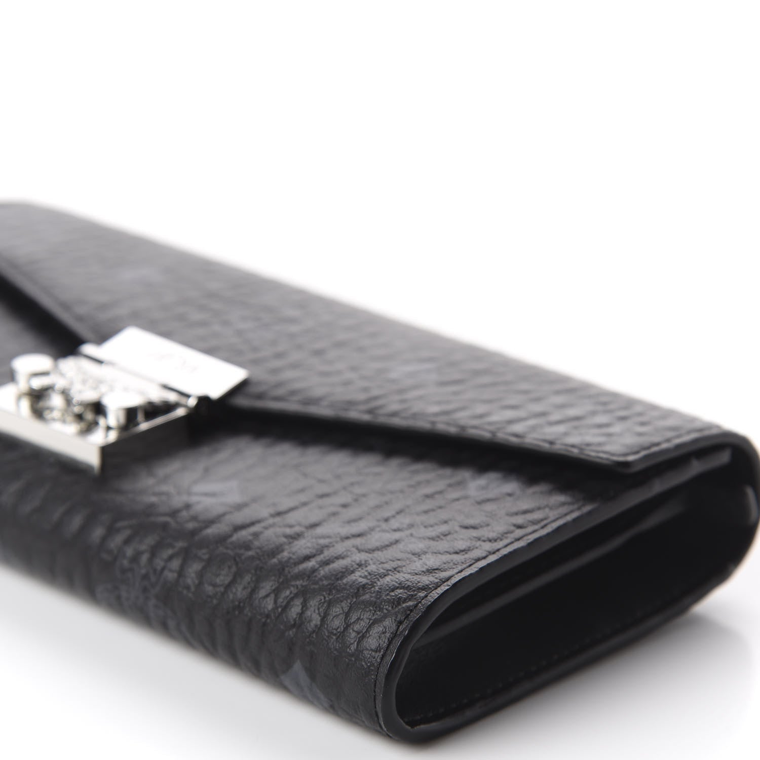 MCM Visetos Large Patricia Wallet On Chain Black 6 of 9