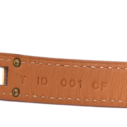 Hermes Lizard Kelly Double Tour Bracelet S Bougainvillea 5 of 7