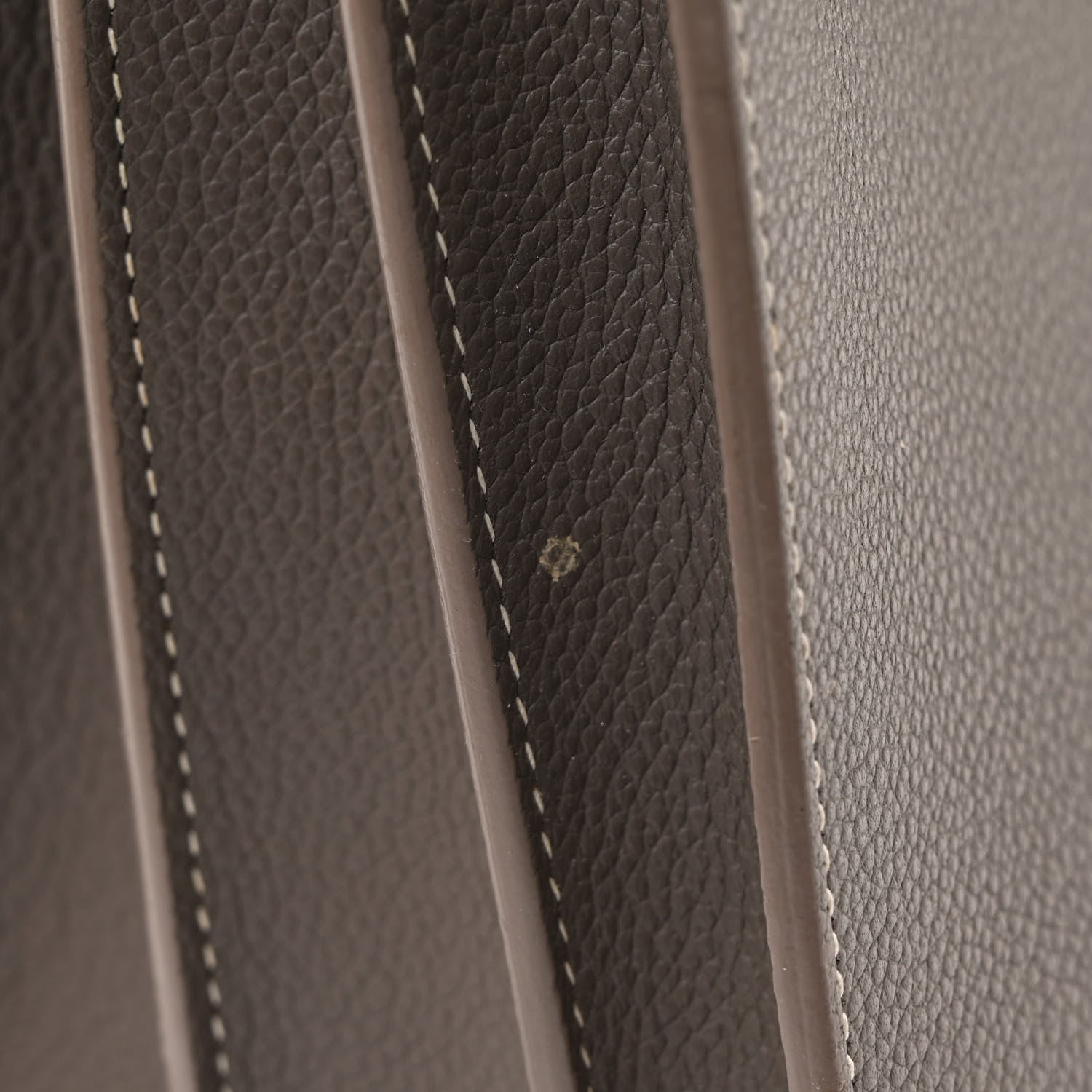 Saint Laurent Grained Calfskin Topstich Baby Sac De Jour Grey 19 of 20