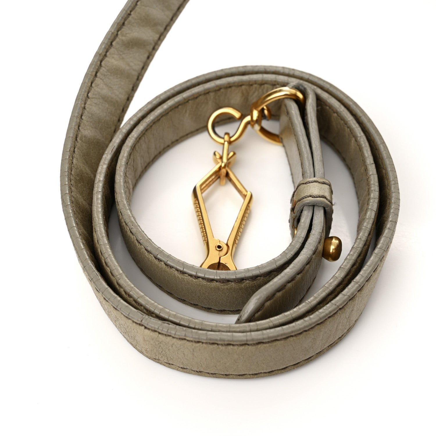 Miu Miu Vitello Lux Medium Bow Bag Grey 14 of 24