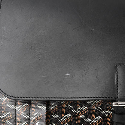 Goyard Goyardine Calfskin Alpin MM Backpack Black 10 of 11