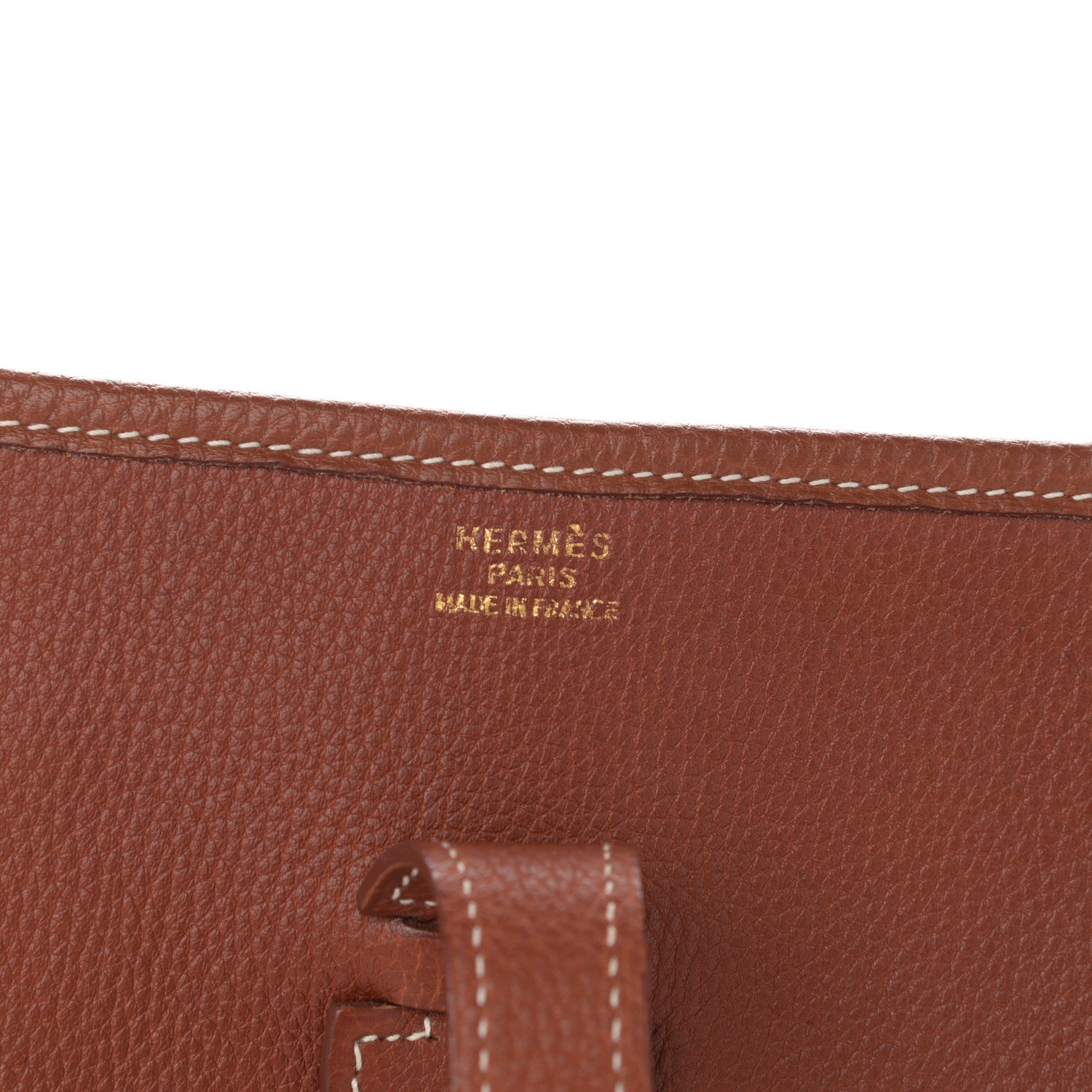 Hermes Taurillon Clemence Evelyne GM Gold 5 of 12