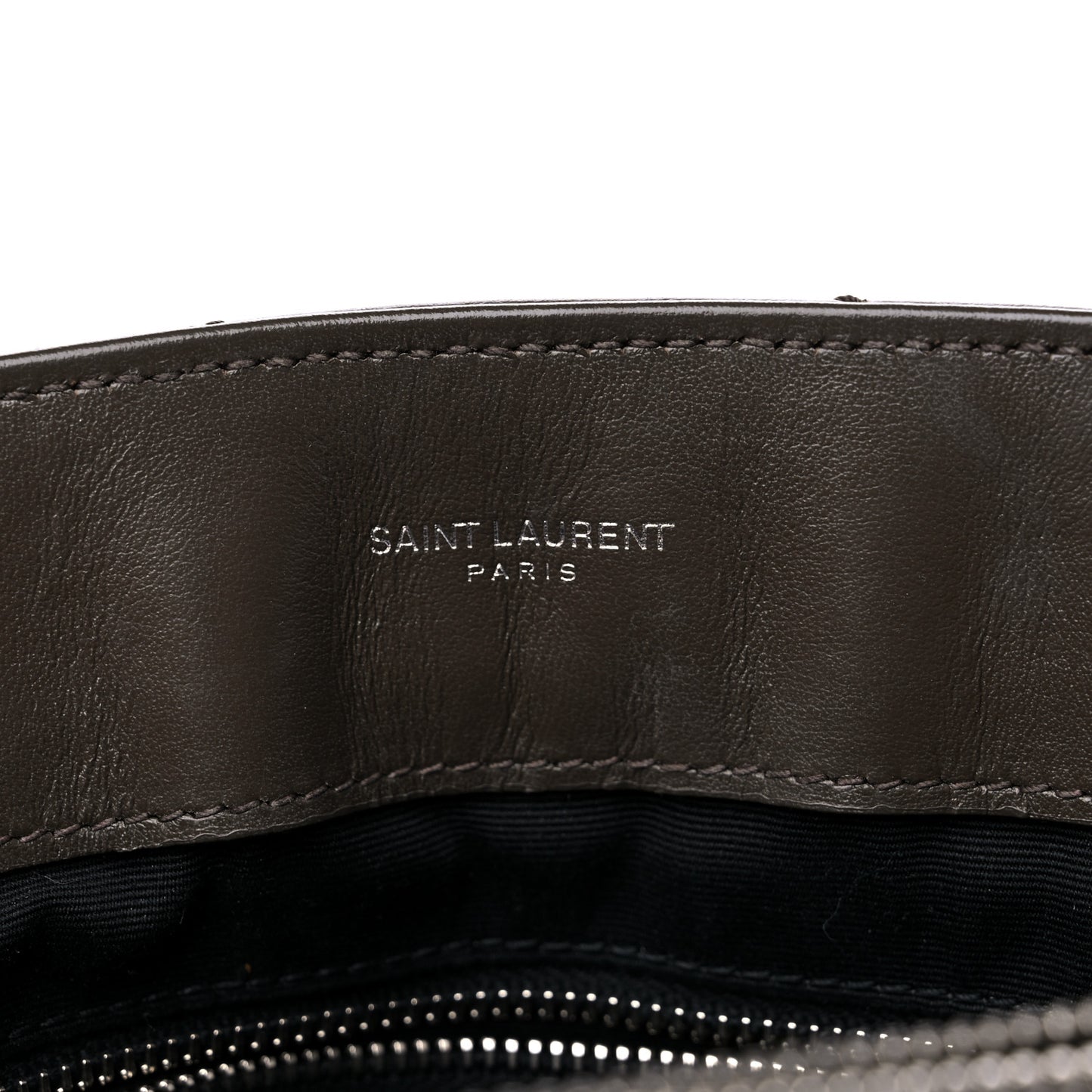 Calfskin Y Quilted Monogram Medium Loulou Chain Satchel Asphalt