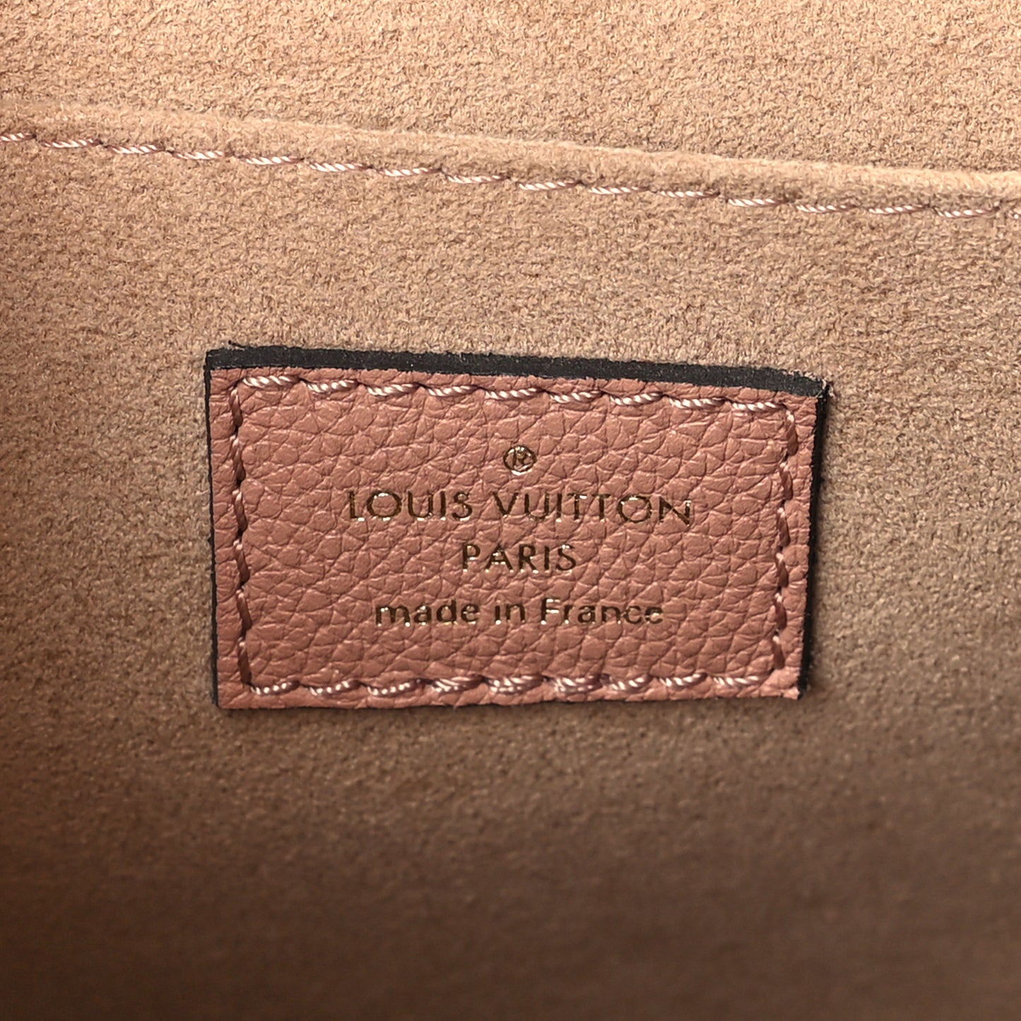 Grained Calfskin Lockme Chain Bag PM Rose Silk
